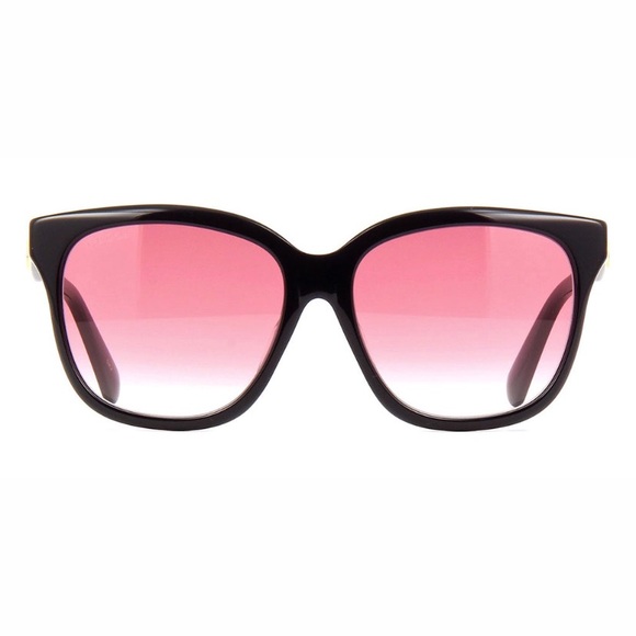 NEW GUCCI BLACK RED SUNGLASSES GUCCI CAT EYE WOMAN SUNGLASSES - Picture 2 of 5